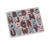 ZYIHNIRB Puzzle ABC Educativo in Silicone, Strumento Didattico per L'apprendimento Del Riconoscimento Dei Colori per Bambini.