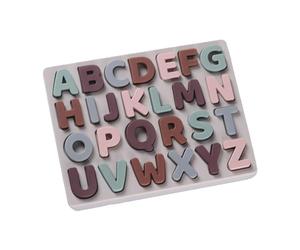ZYIHNIRB Puzzle ABC Educativo in Silicone, Strumento Didattico per L'apprendimento Del Riconoscimento Dei Colori per Bambini.