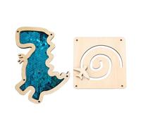 ZYIHNIRB Set di 2 Accessori Fai-da-te per Bambini, Gioco Educativo Portatile per Bambine di 3, 4, 5 E 6 Anni, Ideale Come Regalo di Natale, Blu, Taglia unica