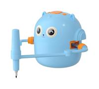 ZYIHNIRB Strumento Educativo per Robot Da Disegno per La Prima Educazione con 100 Carte E 2 Penne Apprendimento Carino Insegna Arte per Bambini Ragazzi Ragazze, Blu, Taglia unica bambino