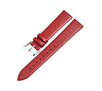 zyimodl 12-22mm Cinturino per orologio in pelle di vacchetta pieno fiore morbido e flessibile dal design senza cuciture per orologi al quarzo, 22mm