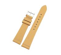 zyimodl 16-22mm Cinturino per orologio in pelle di vacchetta impermeabile a grana litchi con perno a molla a sgancio rapido, 19mm
