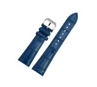 zyimodl 20mm Cinturino in pelle di vacchetta morbida lucida con grana di bambù per orologi meccanici, 20mm