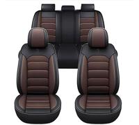 ZYIOPKG 5 Pezzi Coprisedile per Auto, per Dacia Logan II MCV Stepway 2017-2020, Facile da Pulire e Resistente alle Macchie, coprisedili durevoli.,C-Brown