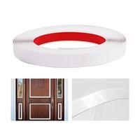 Zyiphor 10m x 20mm Modanatura Adesiva per Pareti, Nastro Decorativo Autoadesivo, Striscia per Bordi, Modanature Adesive per Pareti, Porte, Finestre, Muri, Soffitti, Pavimenti, Bianco