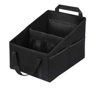 Zyiphor Organizer Auto Bambini, Organizer Sedile Auto Pieghevole, Caddy con Divisorio Maniglie e Tasche Organizzatore Autos, Car Organiser Back Seat per Giocattoli, Libri, Snack (Nero)