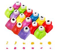 Zyiphor Set di 15 Perforatrice Decorativa, Mini Perforatrici Decorative per Carta, con 15 Forme Diverse tra Cuori per Carta DIY, Ideale per Biglietti Fatti a Mano, Album e Lavoretti Creativi