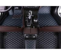 ZYJHGF Tappetini per Auto in Pelle per Maserati Ghibli 2014 2015 2016 2017 2018(LHD), Tappetino Impermeabile Antiscivolo per Tutto Il Tempo, Tappeto Abitacolo Set Completo,B-Black-Blue