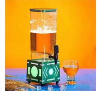 ZYJIX 3L Dispenser della Torre della Birra con luci a LED, brocca di Bevande Trasparente per Le Barre delle Feste, Contenitore del PC Rimovibile Facile da Pulire per l'intrattenimento Domestico