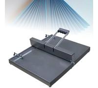 ZYJIX Cordonatrice per Carta, Cordonatrice Manuale da 350 Mm, Piegatrice per Carta A3/a4, Cordonatrice da Tavolo in Metallo Resistente per Biglietti D'auguri, Libretti, Carte Fotografiche