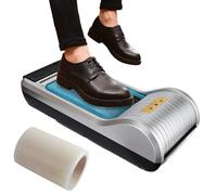 ZYJIX Dispositivo Automatico di Copertura della Lamina per Macchina Copriscarpe, Dispenser Automatico per Copriscarpe con Membrana A 1 Rotolo, Adatto per Uso Domestico(Color:Argento)