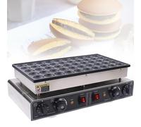 ZYJIX Macchina per Pancake Olandesi, Mini Pancake Baker Gas 50 Fori Torta Sandwich Biscotto Commerciale Griglie Olandesi Macchina per Waffle