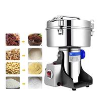 ZYJIX Macina Cereali Elettrico Macina Spezie in Acciaio Inox Macinazione Ad Alta velocità con Protezione da Sovraccarico E Timer da 5 Minuti per Spezie Secche Erbe/Noci/caffè/Riso(Size:4500g)