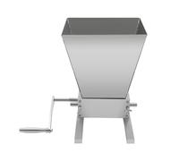 ZYJIX Macinino per grani delle spezie, manuale/elettrico, capacità 4 l, con rullo regolabile da 0 a 2,5 mm, polverizzatore in acciaio inox per orzo e frumento