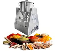 ZYJIX Miscelatore per polveri secche, Miscelatore granulometrico per granuli in acciaio inossidabile 304, Miscelazione bidirezionale a 360 °, Macchina per miscelatore a tamburo in polvere per alimenti