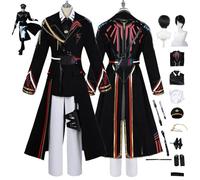 ZYJKGL Anime Caleb Cosplay Uniforma Love and Deepspace Costume Set completo con parrucca - Festa di Halloween e Convenzioni Anime Set Completo Outfit Adulti
