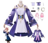 ZYJKGL Anime CYRENE Cosplay Uniforma Honkai Star Rail Costume Set completo con parrucca - Festa di Halloween e Convenzioni Anime Set Completo Outfit Adulti