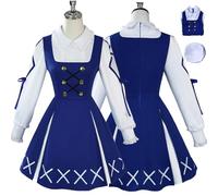 ZYJKGL Anime Hanamaru Kunikida/Riko Sakurauchi/Dia Kurosawa Cosplay Uniforma Lovelive Costume Set completo con parrucca - Festa di Halloween e Convenzioni Anime Set Completo Outfit Adulti