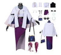 ZYJKGL Anime Kafka Cosplay Uniforma Honkai Star Rail Costume Set completo con parrucca - Festa di Halloween e Convenzioni Anime Set Completo Outfit Adulti