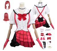 ZYJKGL Anime Maki Nishikino Cosplay Uniforma Lovelive Costume Set completo con parrucca - Festa di Halloween e Convenzioni Anime Set Completo Outfit Adulti