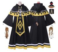 ZYJKGL Anime Moncia Everett Cosplay Uniforma The Secret of Silent Witch Costume Set completo con parrucca - Festa di Halloween e Convenzioni Anime Set Completo Outfit Adulti
