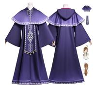 ZYJKGL Anime Moncia Everett La Magia Della Veste Cosplay Uniforma The Secret Of Silent Witch Costume Set Completo Con Parrucca - Festa Di Halloween E Convenzioni Anime Set Completo Outfit Adulti