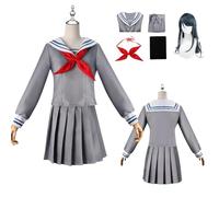 ZYJKGL Anime Project Sekai Colorful Stage Cosplay Uniforma Hoshiho Ichika Cosplay Costume Set Completo - Festa Di Halloween E Convenzioni Anime Set Completo Outfit Adulti