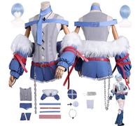 ZYJKGL Anime Rei Ayanami Cosplay Uniforma Evangelion band rock Costume Set completo con parrucca - Festa di Halloween e Convenzioni Anime Set Completo Outfit Adulti