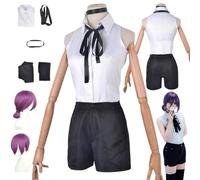 ZYJKGL Anime Reze Cosplay Uniforma Chainsaw Man Costume Set completo con parrucca - Festa di Halloween e Convenzioni Anime Set Completo Outfit Adulti