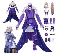 ZYJKGL Anime The Herta Cosplay Uniforma Honkai Star Rail Costume Set completo con parrucca - Festa di Halloween e Convenzioni Anime Set Completo Outfit Adulti