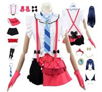 ZYJKGL Anime Umi Sonoda Cosplay Uniforma Lovelive Costume Set completo con parrucca - Festa di Halloween e Convenzioni Anime Set Completo Outfit Adulti