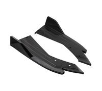 ZYJZXL188 2Pezzi Diffusore Angolo Spoiler per Nissan Pick-Up Leaf Visia Acenta N-Connecta N-Vision Tekna, Paraurti Posteriori Angolari Splitter Protection Anti-Crash, Accessori Auto,Bright Black