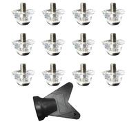 ZYKEJJDDAK 12Pcs Calcio Boot Spikes Alluminio Scarpe Borchie di Ricambio Calcio Boot Tacchetti Scarpe Accessori Alluminio Calcio Borchie di Ricambio Calcio Tacchetti Borchie