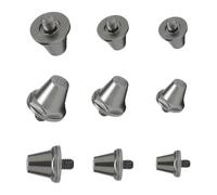 ZYKEJJDDAK 12Pcs Calcio Boot Spikes Calcio Borchie di Ricambio Tacchetti Borchie Calcio Boot Track Scarpe Accessori Alluminio Sostituzione