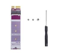 ZYKEJJDDAK 3. Desktop PCIe 5.0 NVMe SSD Adapter 2230/2242/2280 con installazione rapida Toolkit Scheda di estensione Scheda di archiviazione Trasferimento dati Espansione Hard