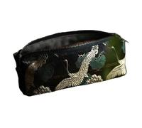 ZYKEJJDDAK Astuccio per matite con ricamo floreale anticato, grande capacità, in tessuto di cotone e lino, astuccio organizer per penne per studenti asiatici per la scuola, B, Bellezza di massa