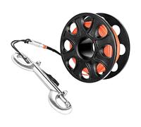 ZYKEJJDDAK Bobina mulinello con gancio a doppia estremità per immersioni subacquee linea guida relitto bobina durevole con gancio a doppia estremità