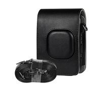 ZYKEJJDDAK Borsa per fotocamera LiPlay PU pelle protettiva con tracolla supporto fotocamera antipolvere custodia, Nero (shadow black)
