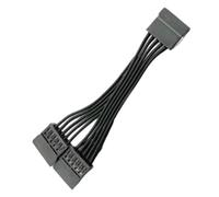 ZYKEJJDDAK Cavo di prolunga con connettori di alimentazione a 15 pin, da 1 a 2, cavo da 15 pin per dischi rigidi e unità ottiche splitter di alimentazione