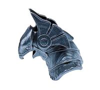 ZYKEJJDDAK Ciondolo a forma di casco, in paracord, accessorio per esterni, struttura in rame, adatto per campeggio, escursionismo, appassionati di cultura storica, campeggio