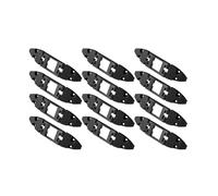 ZYKEJJDDAK Clip multiuso per luci da esterno, confezione da 12 sistemi di montaggio a prova di corrosione, per cortili, tettoie, soluzioni di illuminazione paesaggistiche resistenti alle intemperie