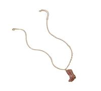 ZYKEJJDDAK Collana con ciondolo a forma di cappello da cowgirl in stile retrò, con rivestimento in olio vibrante, per l'uso quotidiano e speciale, SizeApprox.395cm/15.351.97inches, Metallo, Nessuna