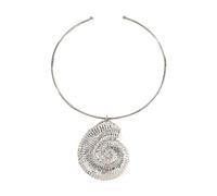 ZYKEJJDDAK Collana con ciondolo a forma di stella, per ragazze e ragazze, da spiaggia, con conchiglie, SizeApprox.12cm/4.72, Metallo, Nessuna pietra preziosa