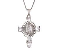 ZYKEJJDDAK Collana con croci ornamentali fedeli a forma di croce, accessorio per il collo che offre comfort