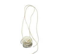 ZYKEJJDDAK Collana con fiori esagerati con rose eleganti in velluto catena clavicola romanzo delicato catena per il collo, 100cm5.4cm, velluto, Nessuna pietra preziosa