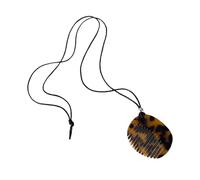 ZYKEJJDDAK Collana leggera in acetato versatile con pettine in acetato con dettaglio a pettine per moda moderna, 5.1cm*4.3cm, acido acetico, Nessuna pietra preziosa