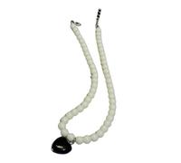 ZYKEJJDDAK Collane con perline e ciondolo a forma di cuore, collane con perline acriliche, gioielli per feste da donna, 40 cm, Acrilico, Nessuna pietra preziosa