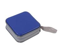 ZYKEJJDDAK Custodia per 48 CD con capacità di archiviazione rigida, portafogli e organizer per casa e auto, Blu