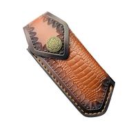 ZYKEJJDDAK Custodia pieghevole per coltelli in pelle, comoda organizzazione per piccoli oggetti, facile da trasportare