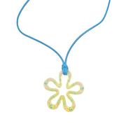 ZYKEJJDDAK Delicata collana girocollo con ciondolo a forma di fiore in acrilico, ideale per occasioni casual o formali, 44mm, Acrilico, Nessuna pietra preziosa